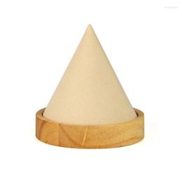 Jewellery Pouches Cone Shape Wooden Bangle Bracelet Anklet Chain Display Stand Ring Watch Holder Showing Storage Rack Accessories