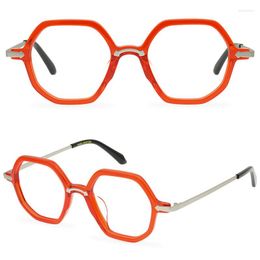 Sunglasses Frames 2023 Irregular Acetate Eyeglass Artistic Design Personalised Made Of