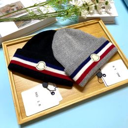 Beanie/skull Caps Designer Wool Hat High Quality Workmanship Warmth with Wool Knit Cap Nfc Recognisable Website Indoor Outdoor Wear Trendy and Fashionable Nvm1