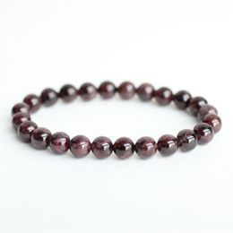 SN1089 Trendy Design Women Garnet Bracelet Chakra Reiki Energy Jewelry High Quality Natural Stone Bracelet238S