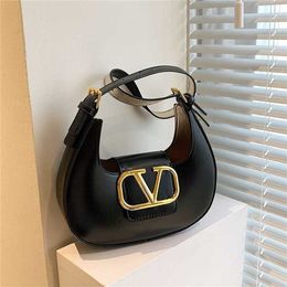 Cheap 90% off 2023 new women's shoulder underarm moon messenger handbag fashion bag model 997