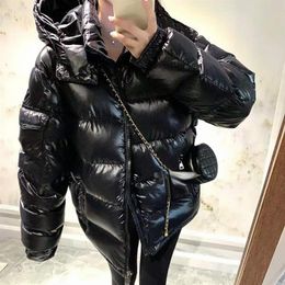 Womens Down Jacket Winter parkas Puffer jackets Outdoor Warm Feather Winter Windbreak hoodie Thicken high grade Ladies coats211u