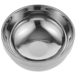 Bowls Stainless Steel Bowl Soup Fruit Mixing Pot Baking Cooking Multipurpose Salad Metal Storage Organizer Home Child