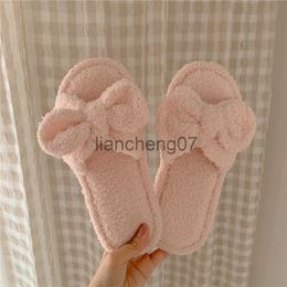 Slippers New Warm Women's Cotton Slippers Autumn and Winter Fashion Anti Slip Plus Cute Girls' Indoor Household Cotton Shoes x0916