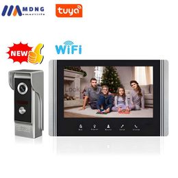 Doorbells Tuya Smart WIFI Video Intercom In Private House Interphone Doorbell Camera Outdoor Security Protecting Intercoms System for Home HKD230918