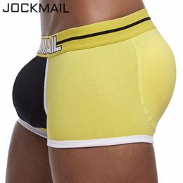 Sexy men Underwear Penis sponge push up Butt Lifter boxershorts men Removable Inserts Shaper Padded Enhancement gay underwear292N