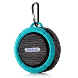 C6 Mini Waterproof Wireless Bluetooth Speaker Portable Speaker Super Quality Outdoor Car Subwoofer Speaker With Suction Cup