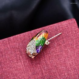 Brooches Cicada Brooch Insects Rhinestone Fashion Charms Jewelry Badge Banquet Scarf Pins