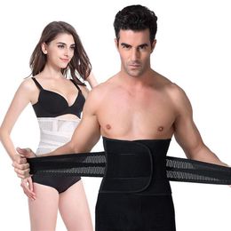 Men's Body Shapers Large Size Men Women Tummy Control Belt Waistband Tight Belly Sports Shaping Waist Trainer Tight-fitting C276Z