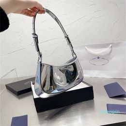 2023-Women bags hobo handbag Fashion Shopping Satchels bags Glossy patent leather crossbody messenger purses envelope wallet