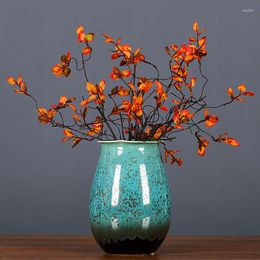 Decorative Flowers 1PC Simulation Autumn Leaves Withered Branches Artificial Maple Wedding Party Fake Christmas Home Decor