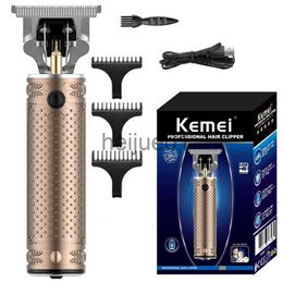 Electric Shavers Kemei Full Metal Small Hair Trimmer For Men Lithium Ion Mini Electric Body Beard Trimmer Rechargeable Hair Cutting Machine x0918