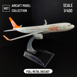 Diecast Model car Scale 1 400 Metal Aircraft Replica GOL Airlines Boeing Airbus Aviation Model Air Plane Diecast Miniature Toys for Children Boys 230915