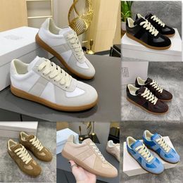 Summer Walk Designer Skate Shoes Men's Sneakers Maison Sneakers Woman Trainer MM6 Trainer Suede Casual Trainer Rubber Sole Sneaker Man Outdoor Running Margiela Shoe