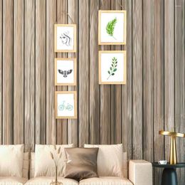 Frames Nodic Solid Wood Po Frame Foldable Set For Wall 4R/6R/8R Ins Hanging Decoration Wooden Decor Art Gift