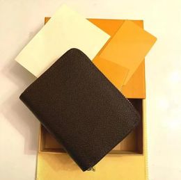 Designers Wallets Purses Fashion Short ZIPPY Wallet Monograms Classic Zipper Pocket Pallas Bag Zip Coin Leather Purse with Box M60067