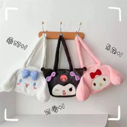 Evening Bags Ins Japanese Style Cute Handbag Girl Lolita Shoulder Bag Cartoon Furry Student Tutoring Large Capacity BM153