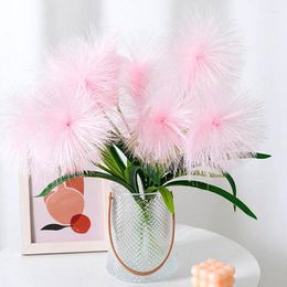 Decorative Flowers Simulated Reed Grass Flower Branches Fake Silk Fabric Plastic Plants Arrangement Accessories Home Party Decorations