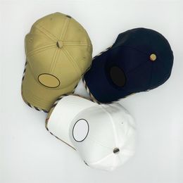 Fashion Classic Outdoor Sports Snapback Solid Baseball Caps Summer 3 Colors Blue Khaki White Cap Hat for Men Women 93913272J