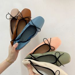 Dress Shoes Bailamos Women Flat Heel Female Flats casual Ballet Dancing Foldable Sole Boat Summer Slip On Slipper Mules Sl 230915