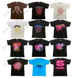 Designer Fashion Young Thug T Shirt Star Sp5der 555555 Men's Women's Tshirts Hip Hop Streetwear T-shirt237u