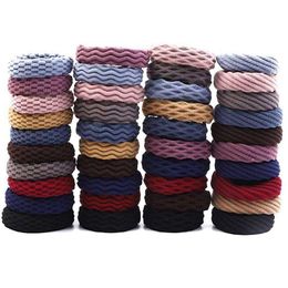 20Pcs Women Girls Simple Basic Elastic Hair Bands Ties Scrunchie Ponytail Holder Rubber Bands Fashion Headband Hair Accessories