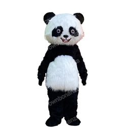 halloween Giant Panda Mascot Costumes High quality Cartoon Character Outfit Suit Xmas Outdoor Party Outfit Men Women Promotional Advertising Clothings