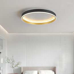 Ceiling Lights Nordic Round Led For Studyroom Bedroom AC110-220V Remote Dimming Modern Lamp Lighting Fixtures