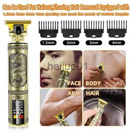 Electric Shavers New Electric Hair Cutting Machine Rechargeable New Hair Clipper Mens Shaver Trimmer For Men Barber Professional Beard Trimmer x0918