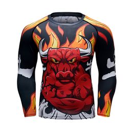 Men's TShirts Sell Men Workout T Shirts Gym Polyeste Rash Guard Designer Sublimation Printed Tees Male Boxing MMA Grappling Clothes 230918