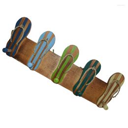 Hooks Wooden Flops Hook Creative Wall Hanging Towel Storage Holder Hanger Multifunctional Household Accessories