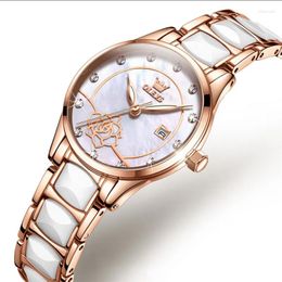 Wristwatches 2023 Imported Movement Women Watch Luminous Waterproof Ultrathin Simple Calendar Watches