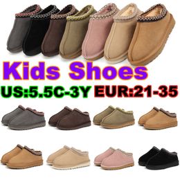 Kids boots Tasman Slippers Ultra Mini Platform Booties Australian baby warm boots Toddler mini snow Boot boys Girls shoe Children boys Leather Footwear