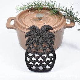 Table Mats Vintage Cast Iron Pineapple Trivet - Creative Craft Pot Pad & Stand For Kitchen Counter