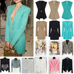 Womans Jacket Fashion Luxury Designers Blazers Sexy Suit Lady Office Suit Balmai Blazer Slim Shape Jacket Plus Sizes S-XXXL
