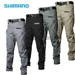 Men's Pants SHIMANO Men Pants Fishing Pants Breathable Outdoor Hiking Camping Trousers Waterproof Camouflage Quick-drying Pants J230918