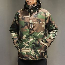 Men s Down Parkas Winter Jacket Men Military Coat Male Thick Outwear Nylon Camouflage Hooded Plus Size Print Zipper 230918