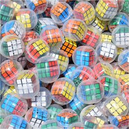 Magic Cubes 3Cm Mini Size Cube Mosaic Puzzle Capse Toy Mosaics Play Puzzles Games Kids Intelligence Learning Educational Toys Gifts Fo Dhb4U