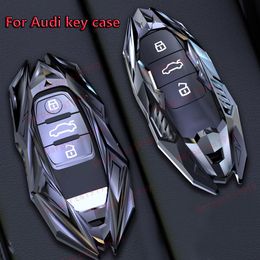 Car Key Case Cover shell fob For Audi A1 A3 Q2L Q3 S3 S5 S6 R8 TT TTS 2020 Q7 Q5 A6 A4 A4L Q5L A5 A6L A7 A8 Q8 S4 S8 accessories235E