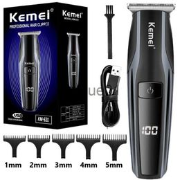 Electric Shavers Professional Hair Clipper Rechargeable Electric Trimmer For Men Beard Kids Barber Cutting Machine Haircut LED Screen x0918
