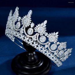 Hair Clips Fashion Lady Bridal Party Got Engaged Jewelry Cubic Zircon Tiaras&Crowns For Women Wedding Accesorios Para El Cabello C-20