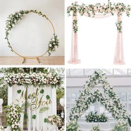 Decorative Flowers Wedding Backround Flower Peonies Rose Artificial Floral For Party Garden Arch DIY Home Decoration Marriage Decor