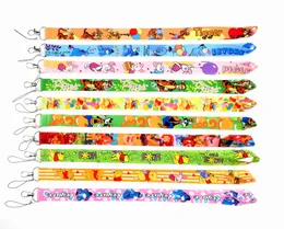 Cell Phone Straps & Charms 10pcs Cartoon Lanyard ID Badge Holder Keys Mobile Phone Neck ID for Car Key ID Card Pendant Boy Girl Gifts Wholesale # 138