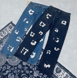 Woman Streetwear Hip Hop Low Rise Baggy Jeans for Men Korean Y2k Fashion Trousers Cross Denim Women Cargo Pants Punk Clothes wholesale brand