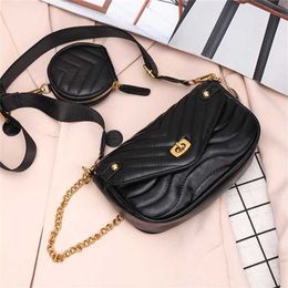 Cheap 90% off Women's Mother's Chain Strap Single Shoulder Crossbody 2023 New Fashion Embroidered Thread Trendy Sidebody Bag model 997