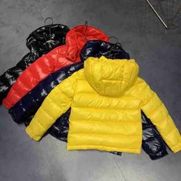 Kleinkind-Kinderkleidung Kindermantel Luxurys Kapuzen-Kindermäntel Baby-Jungen-Designer-Daunenmantel Jungen-Mädchen-Jacke Winter Dicke warme Oberbekleidung Kleidung Oberbekleidung Jacken 100-160