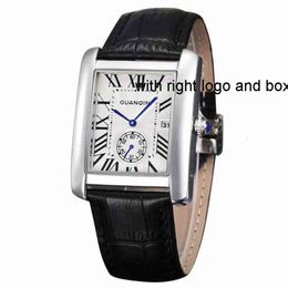 watchs Fashion Watch Men Women Mechanical Tank Luxury Wrist Womens Rectangular Watches Mens Barrel Type Quartz V25l