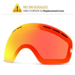 Ski Goggles Kids goggles Replacement Lens Only Small Size Children Double anti-fog UV400 Skiing Girls Boys For Snowboard goggles For GOG-243 230918