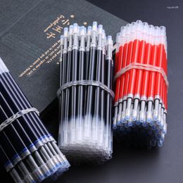 0.5mm Neutral Pen Push Refill Erasable Extra Long Write Resistant Blue Reddish Black Ink Washable Tip Water