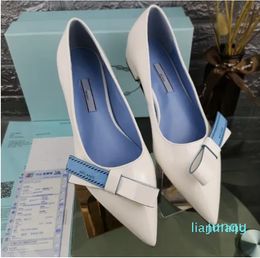 Milano Shiny patent leather ladies Pointed flat Low Heel Toe Slides Designer Shoe Party Sexy Knot